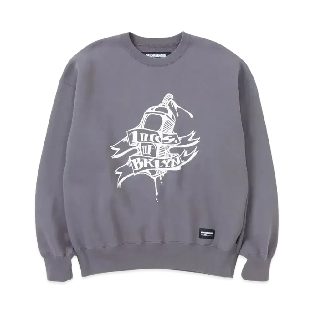 NEIGHBORHOOD x Lordz of Brooklyn Sweatshirt LS "Charcoal"