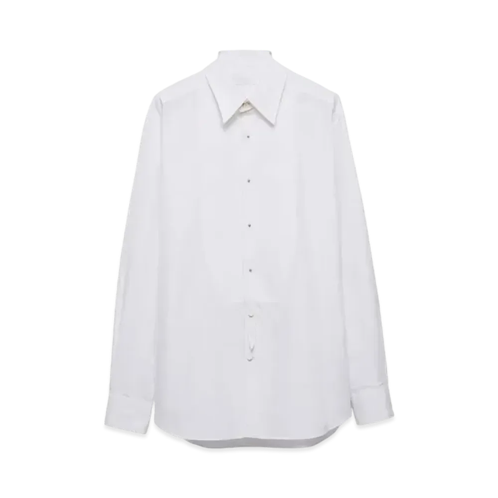 PRADA Men's Cotton Shirt "White"