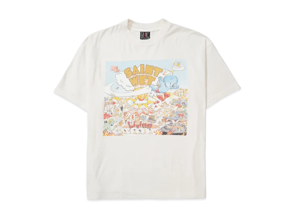 SAINT Mxxxxxx SS T-Shirt Saint Wet "White"