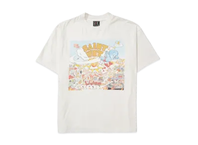 SAINT Mxxxxxx SS T-Shirt Saint Wet "White"