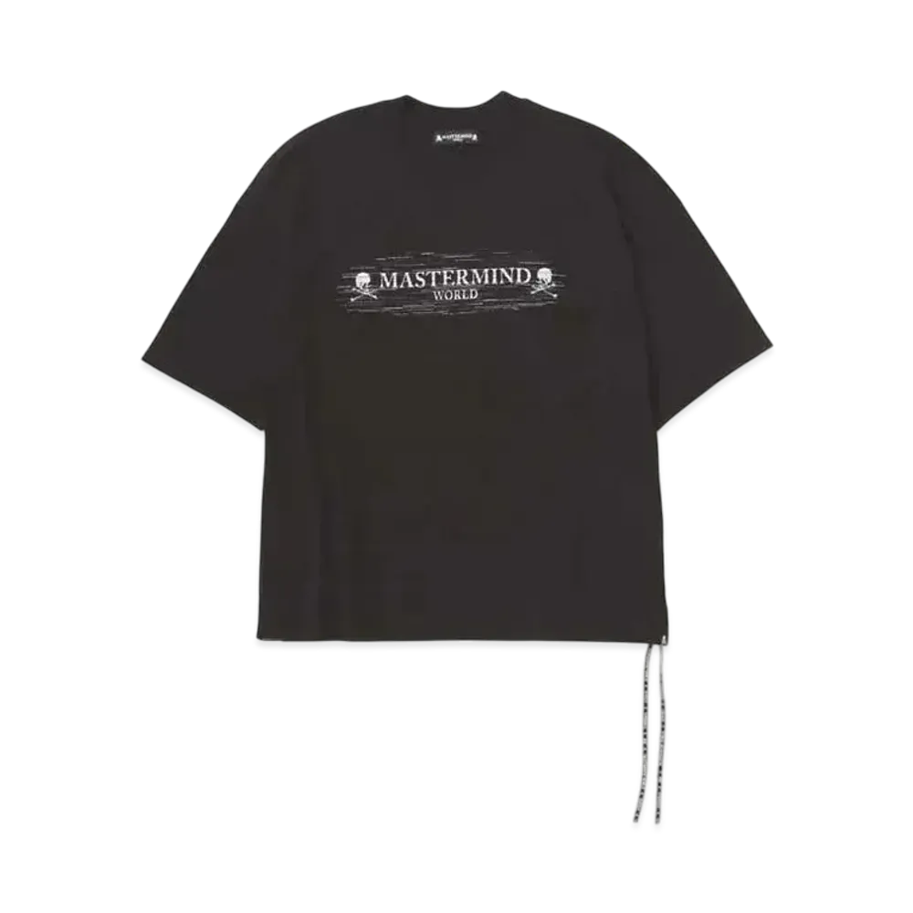 mastermind WORLD Boxy Noise Tee "Black"
