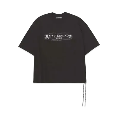 mastermind WORLD Boxy Noise Tee "Black"