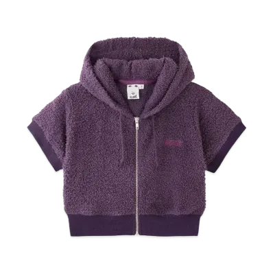 X-Girl Telly Cloth Zip Up Hoodie "Purple"