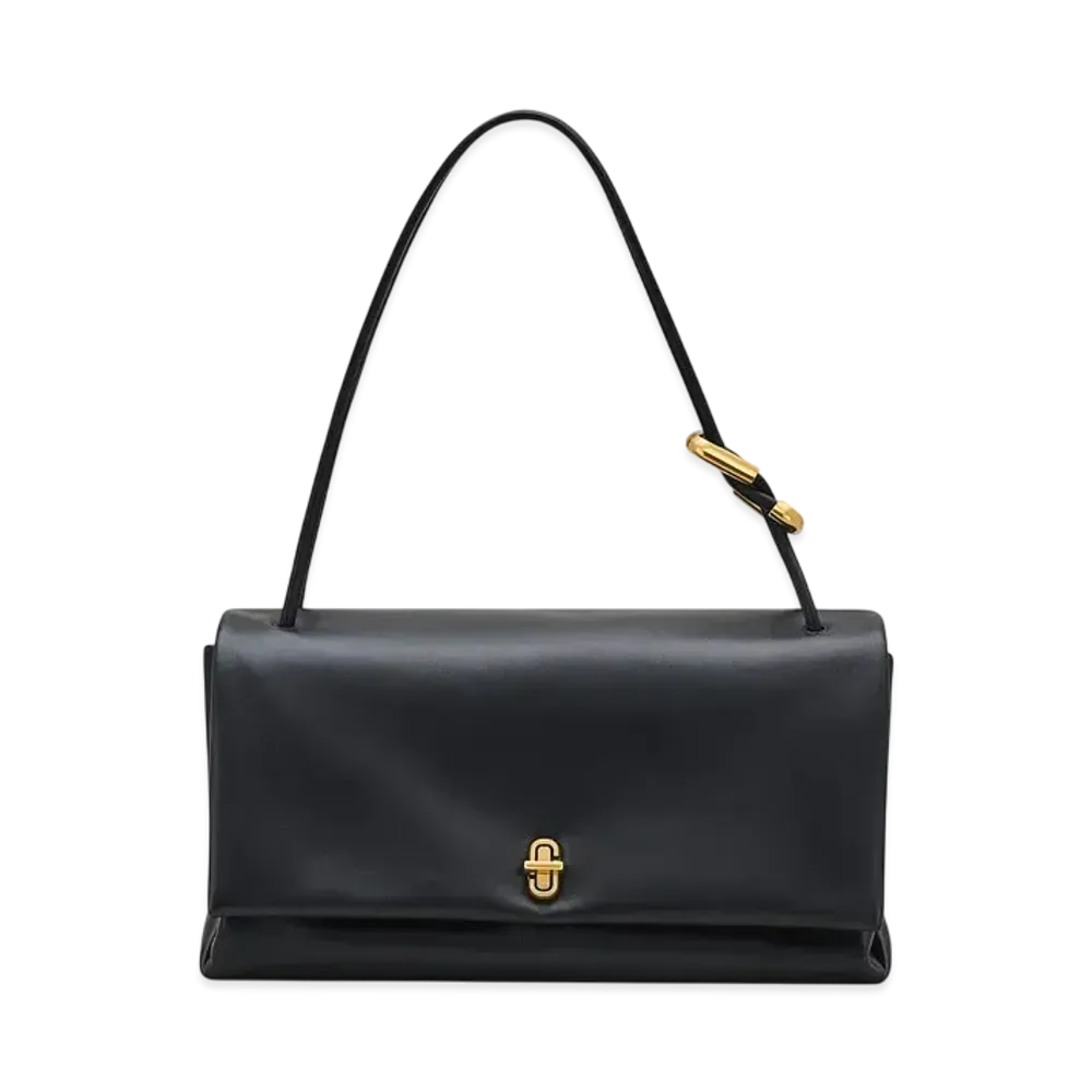 Marc Jacobs The Leather Dual Shoulder Large "Black"