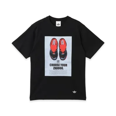 adidas x atmos ZX8000 Predator Tee "Black"