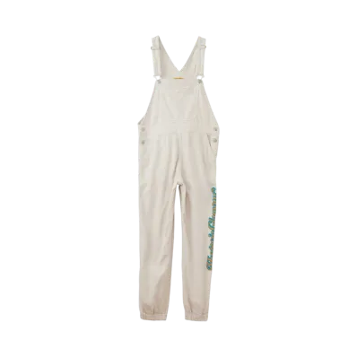HYSTERIC GLAMOUR Hys Fly Logo Overalls "White"