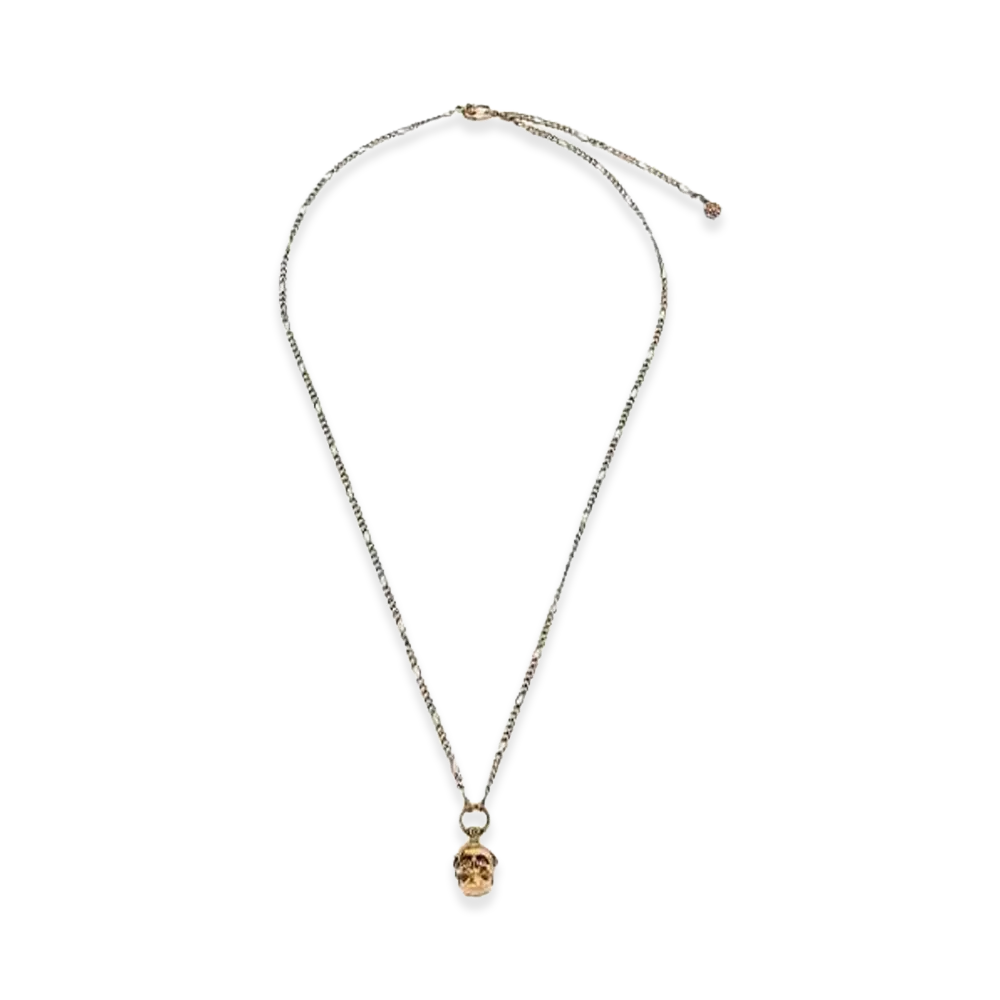 Alexander McQUEEN Victorian Skull Necklace "Antique Gold"