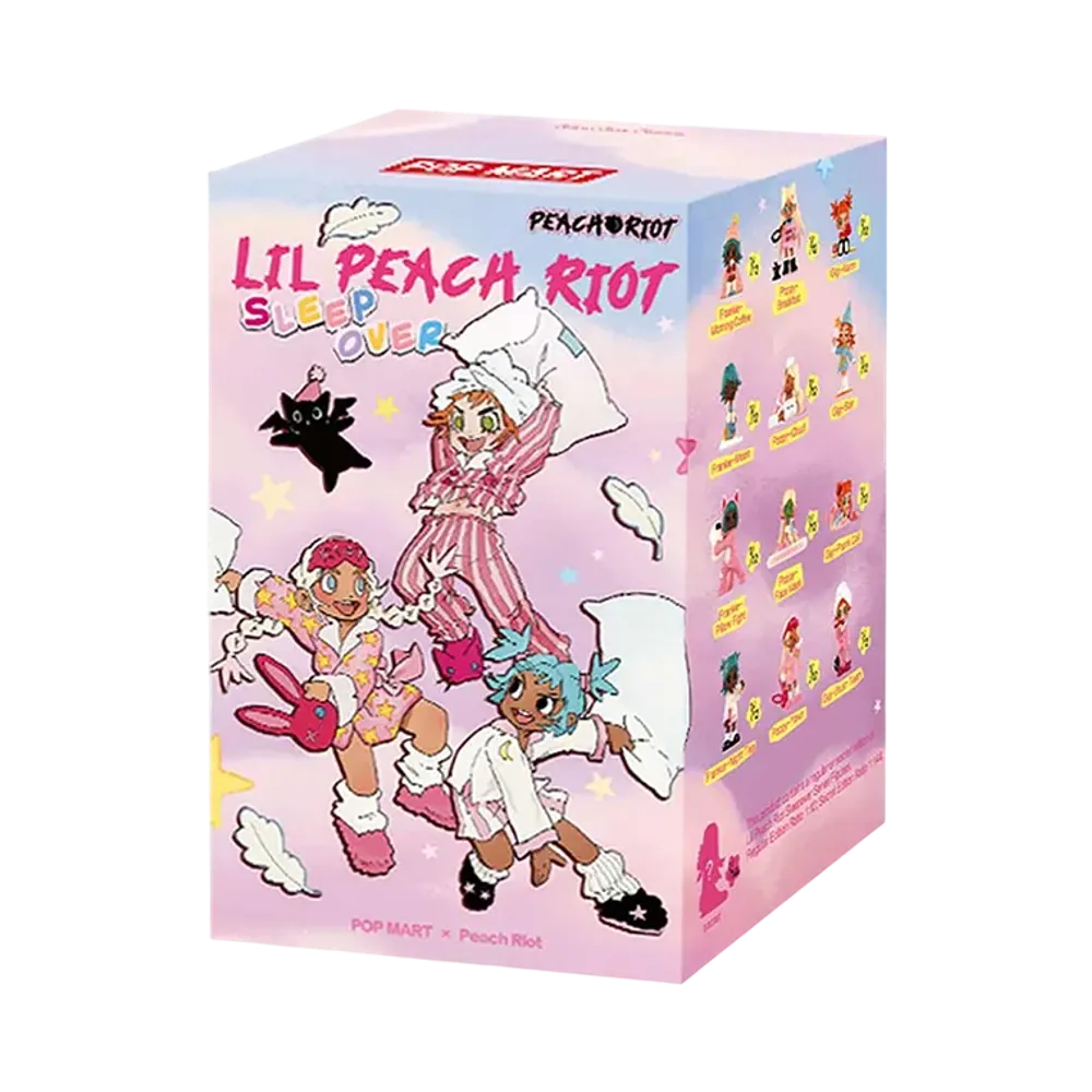 POP MART Lil Peach Riot Sleepover Series Figures [Piece]