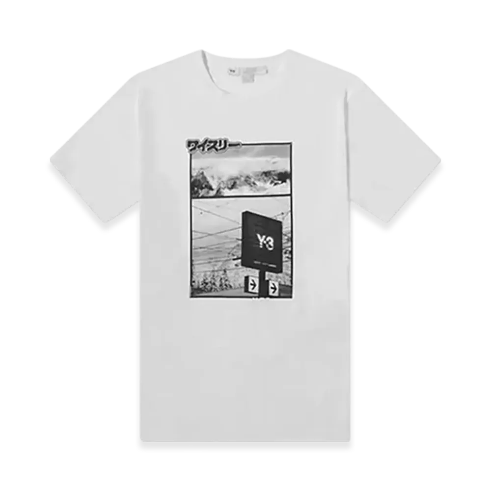 Y-3 Zine Page 1 Short Sleeve T-Shirt "White"