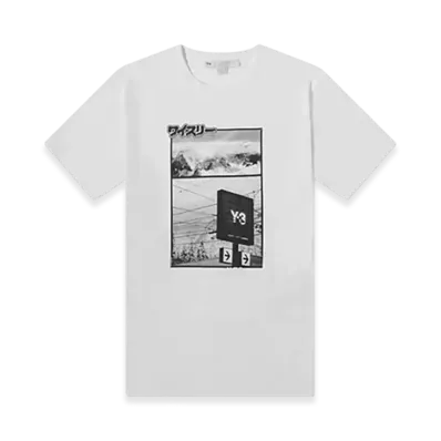 Y-3 Zine Page 1 Short Sleeve T-Shirt "White"
