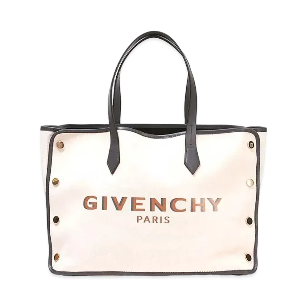 GIVENCHY Bond Canvas Tote Bag "Beige"