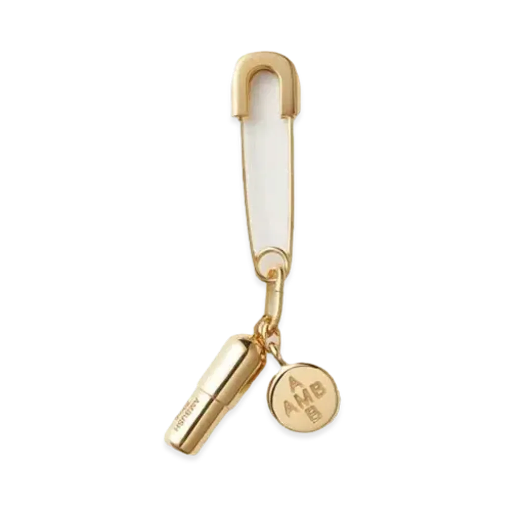AMBUSH Pill Charm Earring 925 "Gold"