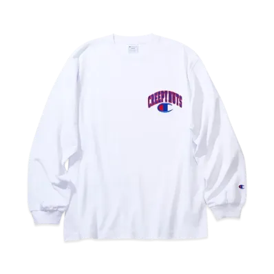Champion x Creepy Nuts Long Sleeve T-Shirt "White"