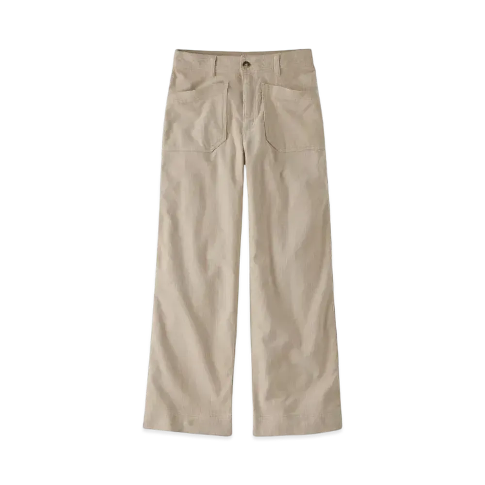 Patagonia Women's Wide Leg Cord Pants "Pumice"