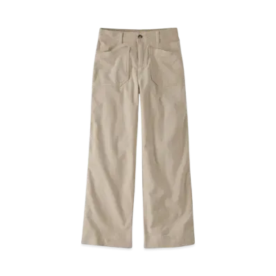 Patagonia Women's Wide Leg Cord Pants "Pumice"