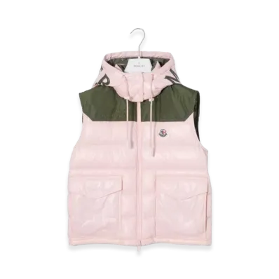 MONCLER Down Vest "Pink"