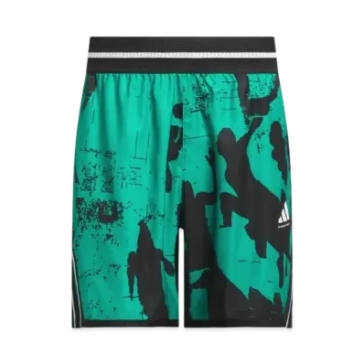 adidas Crazy Light All-Over Print Shorts "Glory Green/Black"
