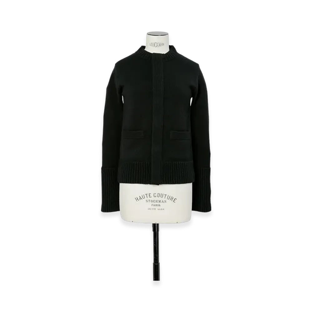 sacai Wool Knit Cardigan "Black"