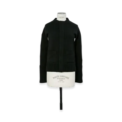 sacai Wool Knit Cardigan "Black"