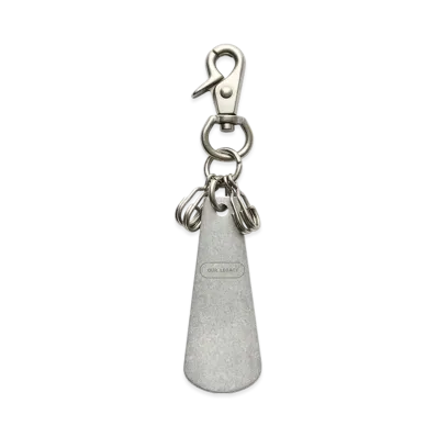 OUR LEGACY Shoehorn Keyring "Matte Aluminium"