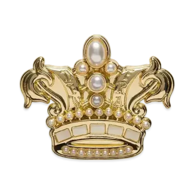 NEW ERA Cap Accessories Pins 59Fifty Day Memorial Collection Crown Brooch "Gold"