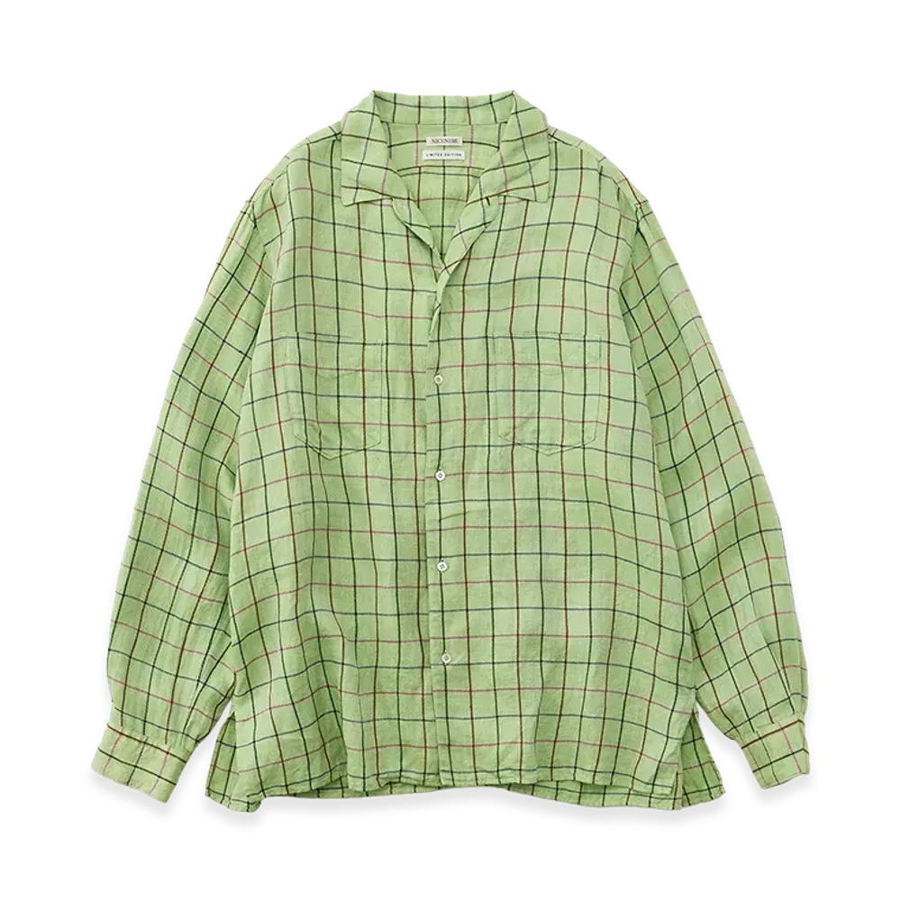 NICENESS E.Romeo check Shirt "Green"