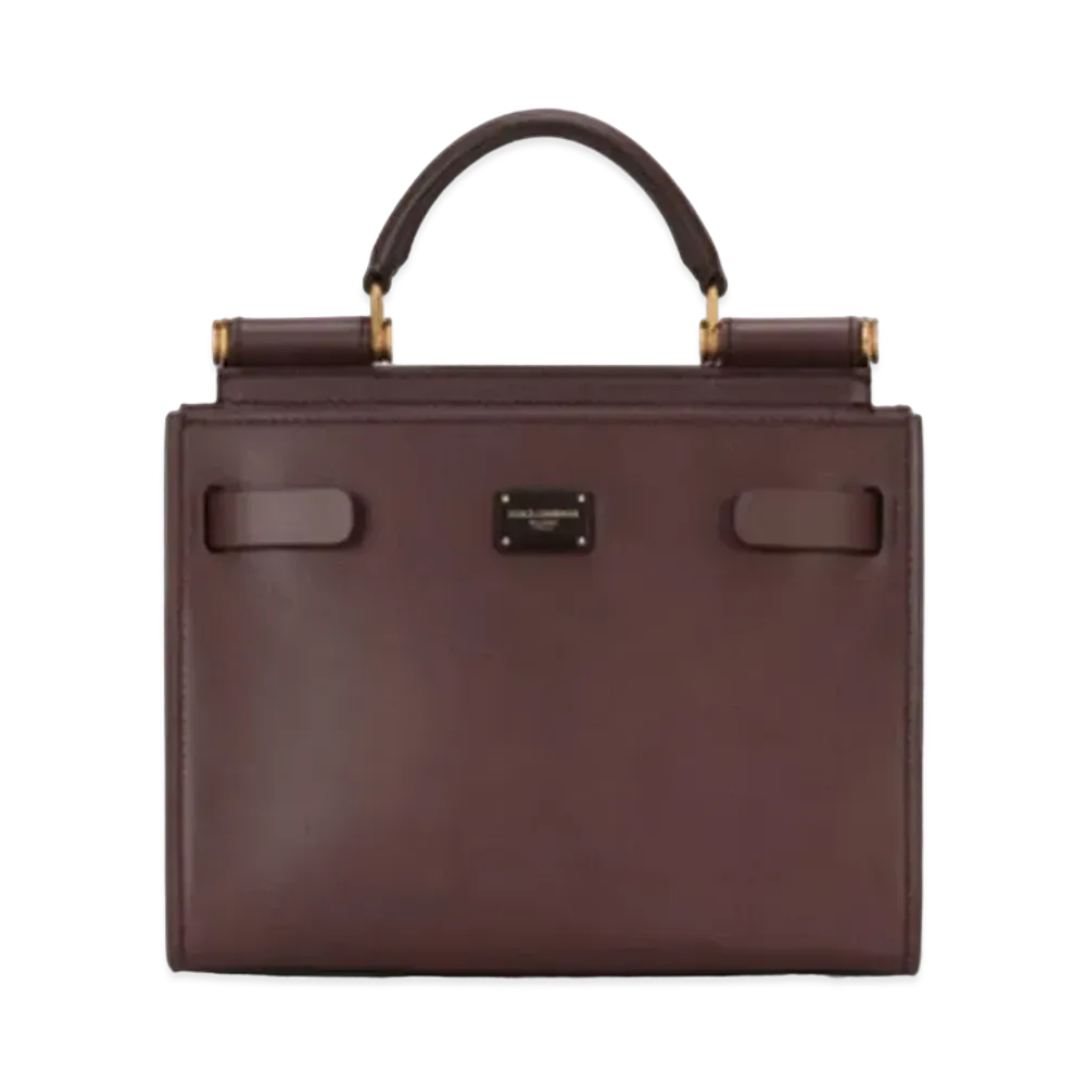 Dolce&Gabbana Sicily 62 Bag Small Calfskin "Bordeaux"