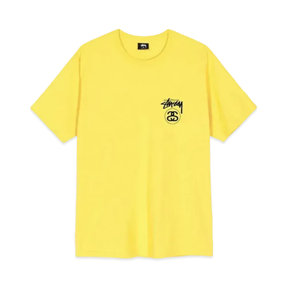 Stussy Stock Link Tee "Yellow"