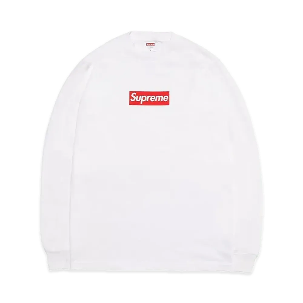 Supreme Box Logo L/S Tee "White"