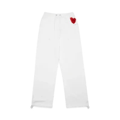 La Mofiel With Love Sweat Pants "WHT"