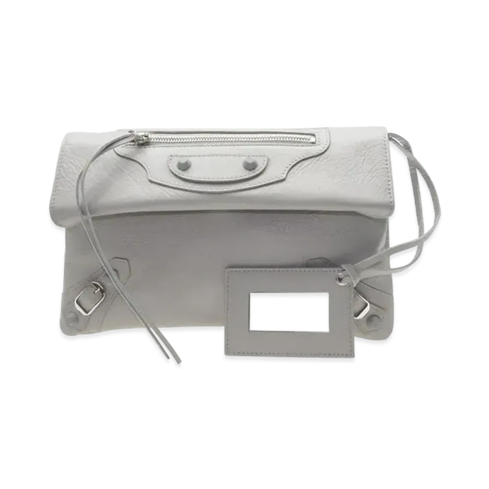 BALENCIAGA Handbag Lambskin "Grey"
