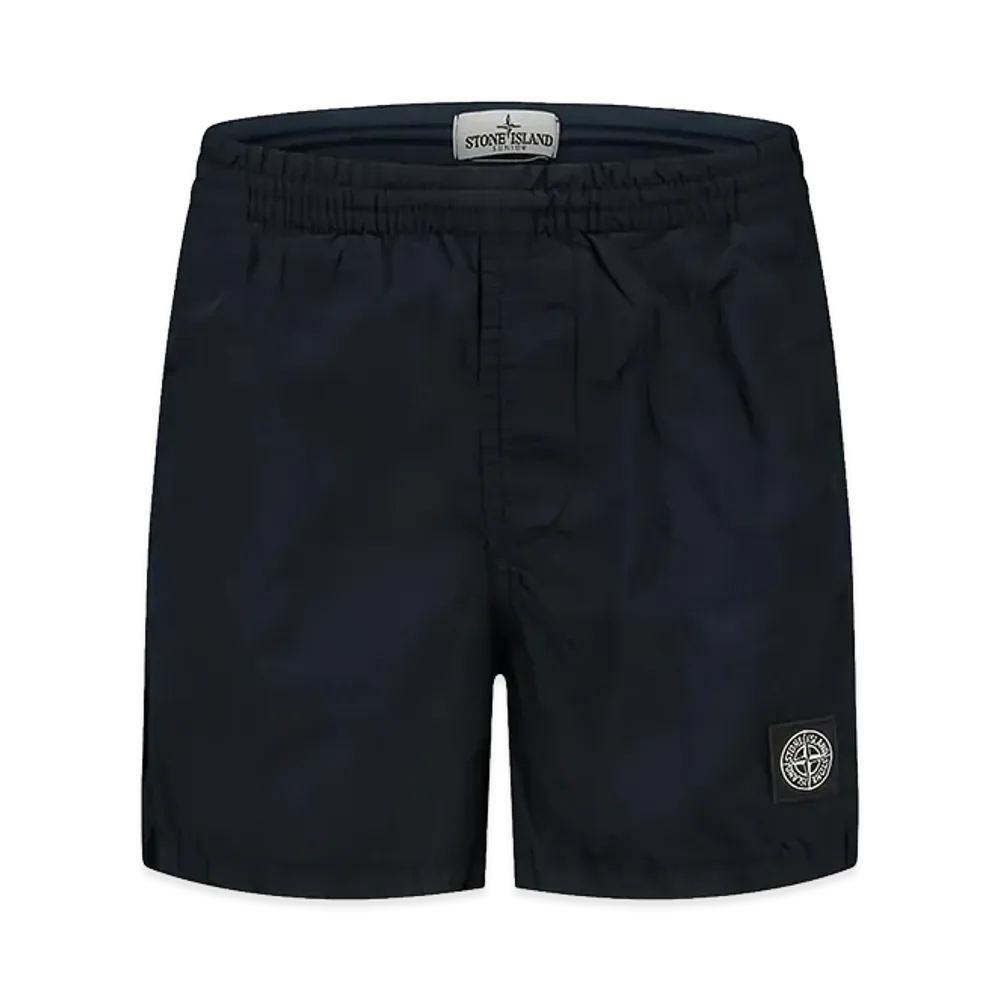 Stone Island Kids Shorts with Logo "Blue"