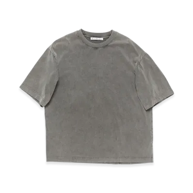 Acne Studios Crew Neck T-Shirt - Relaxed Fit "Faded Black"