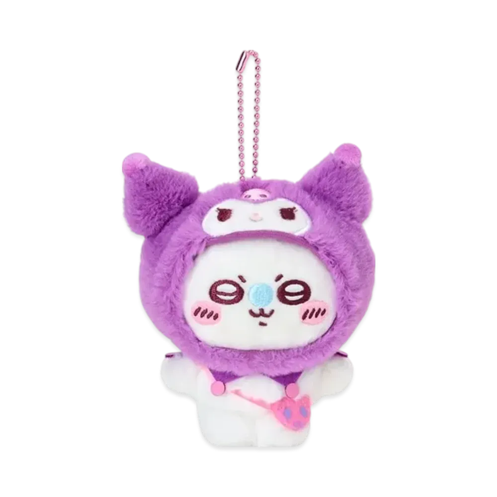 Sanrio -Chiikawa- Momonga x Kuromi Mascot Holder