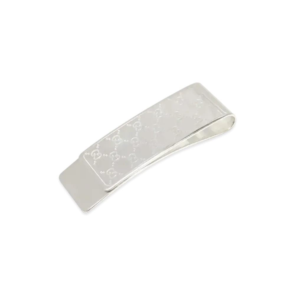 GUCCI GG Logo Money Clip Silver 925 "Silver"