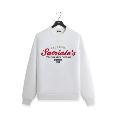 Kith x The Sopranos Satriale's Nelson Crewneck "White"
