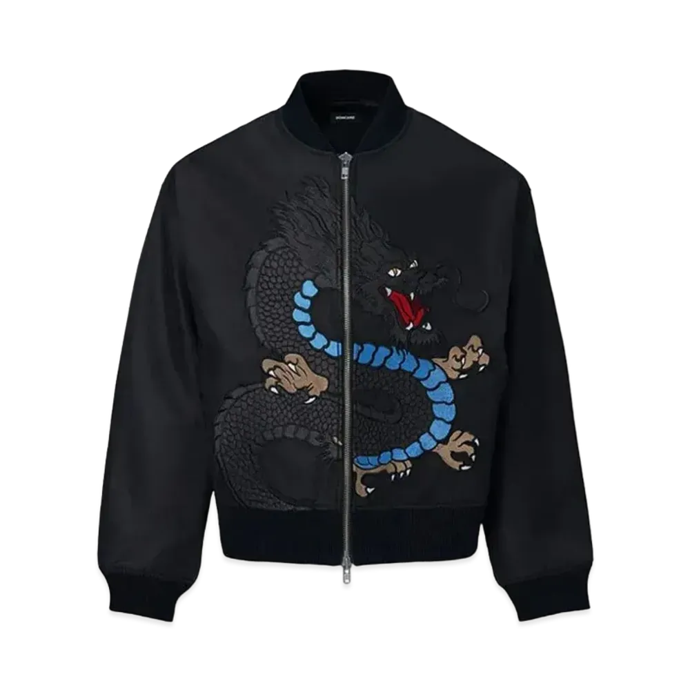 DONCARE Dragon Embroidery Nylon Jacket "Black"
