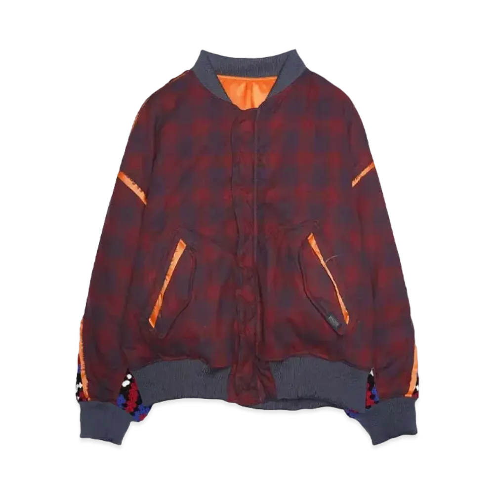 DISCOVERED PENDLETON CROCHET SLEEVE MA-1 "RED"