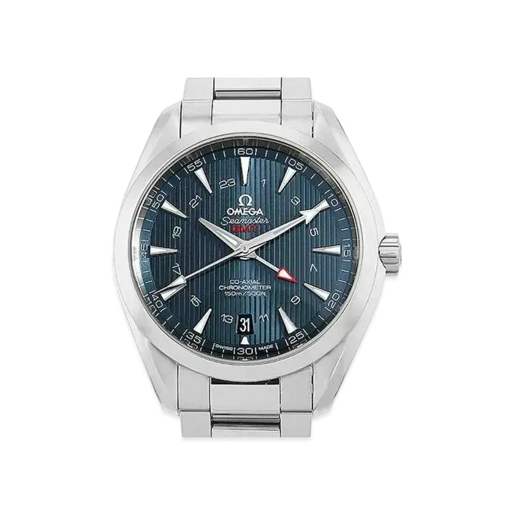 OMEGA Seamaster Aqua Terra GMT Co-Axial "Blue" 231.10.43.22.03.001