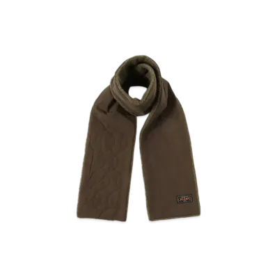 BEAMS Boa Quilt Muffler "Olive"
