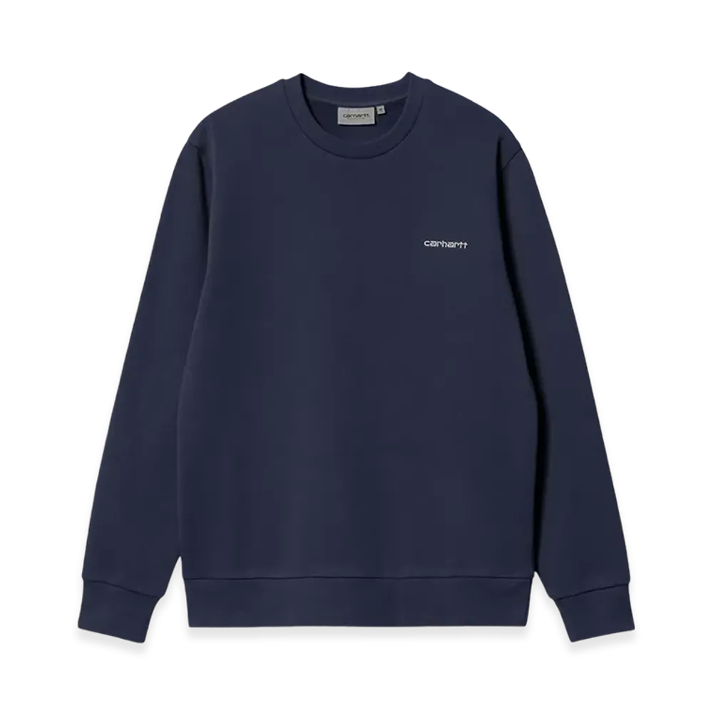 Carhartt WIP Script Embroidery Sweatshirt "Blue"