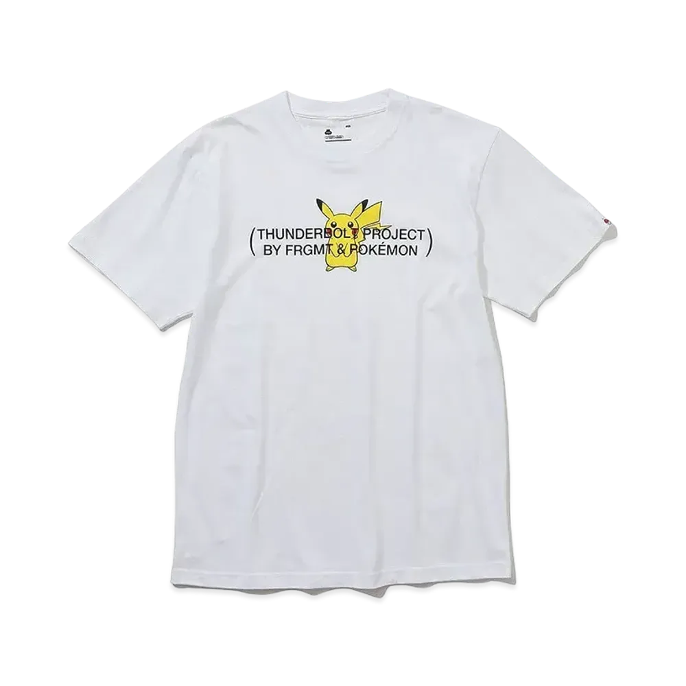 FRAGMENT x POKEMON THUNDERBOLT PROJECT PIKACHU TEE "White"