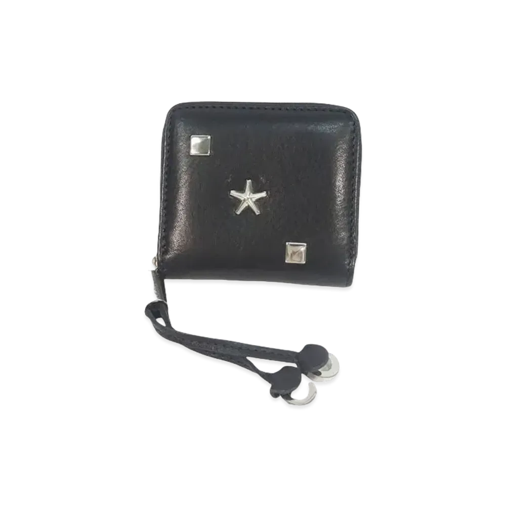 Jimmy Choo Penny Studs Coin Case "Black"
