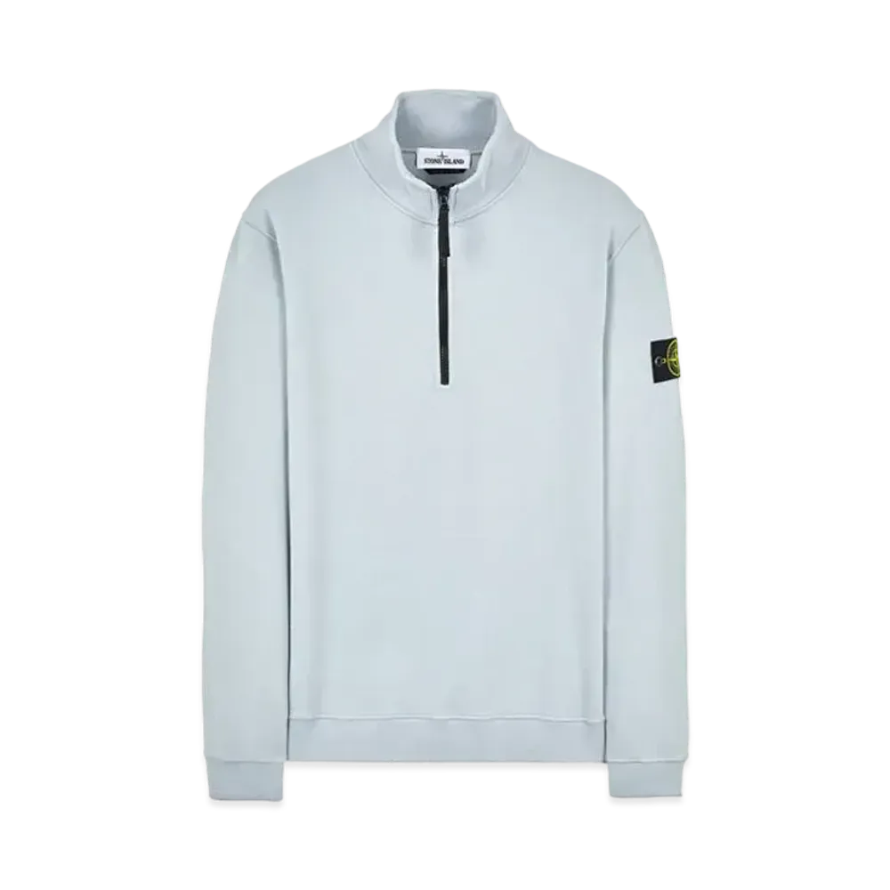 Stone Island 61920 BRUSHED COTTON FLEECE "Pearl Grey"