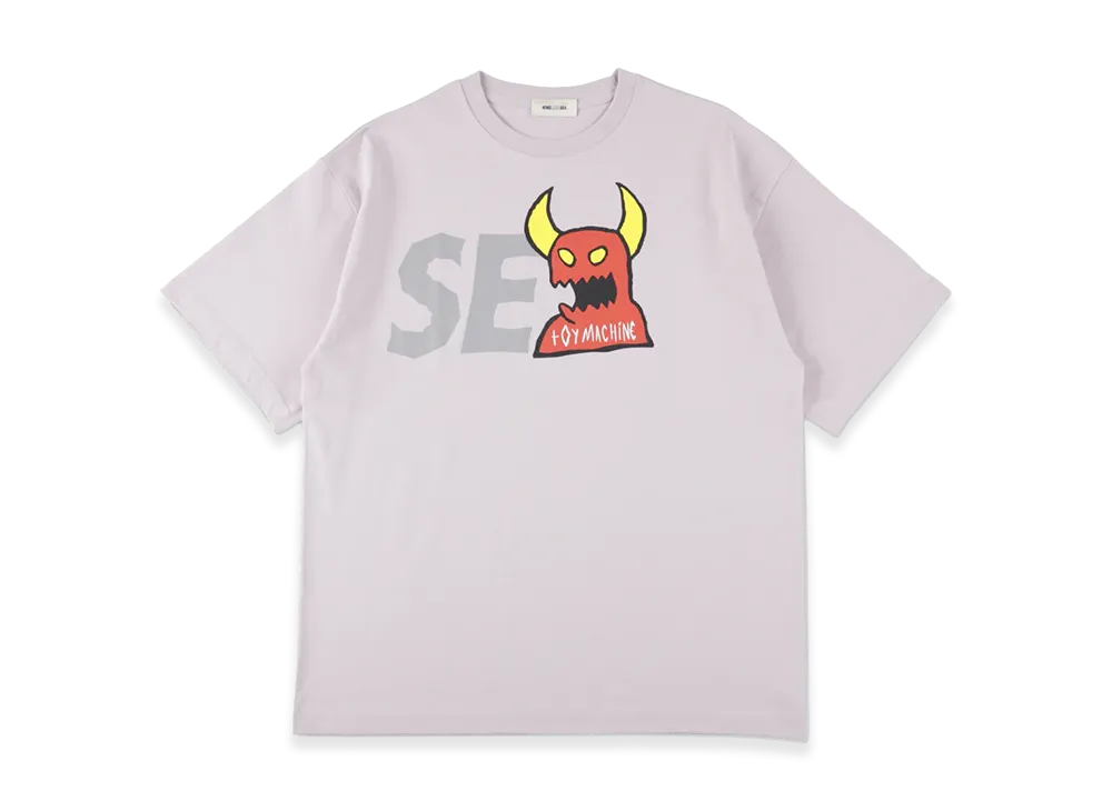 WIND AND SEA x Toy Machine Toymonster Sea Tee "Pink"