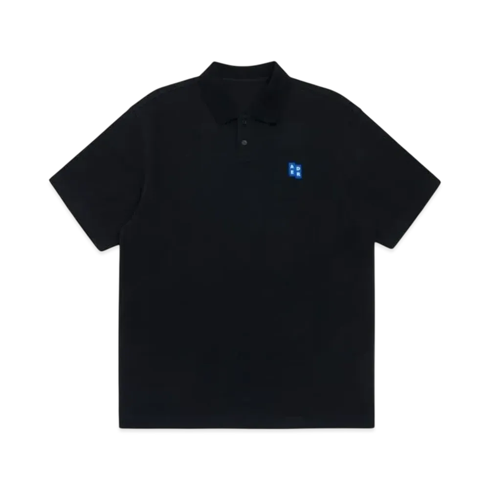 ADERERROR Tag Polo T-Shirt 01 "Black"