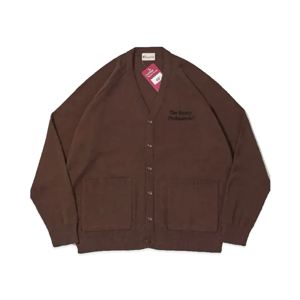 ENNOY 22AW Button Cardigan "Brown"