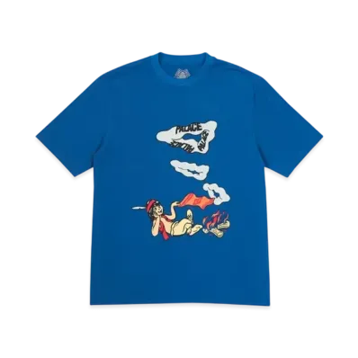 PALACE Smoke Sig T-Shirt "Blue"