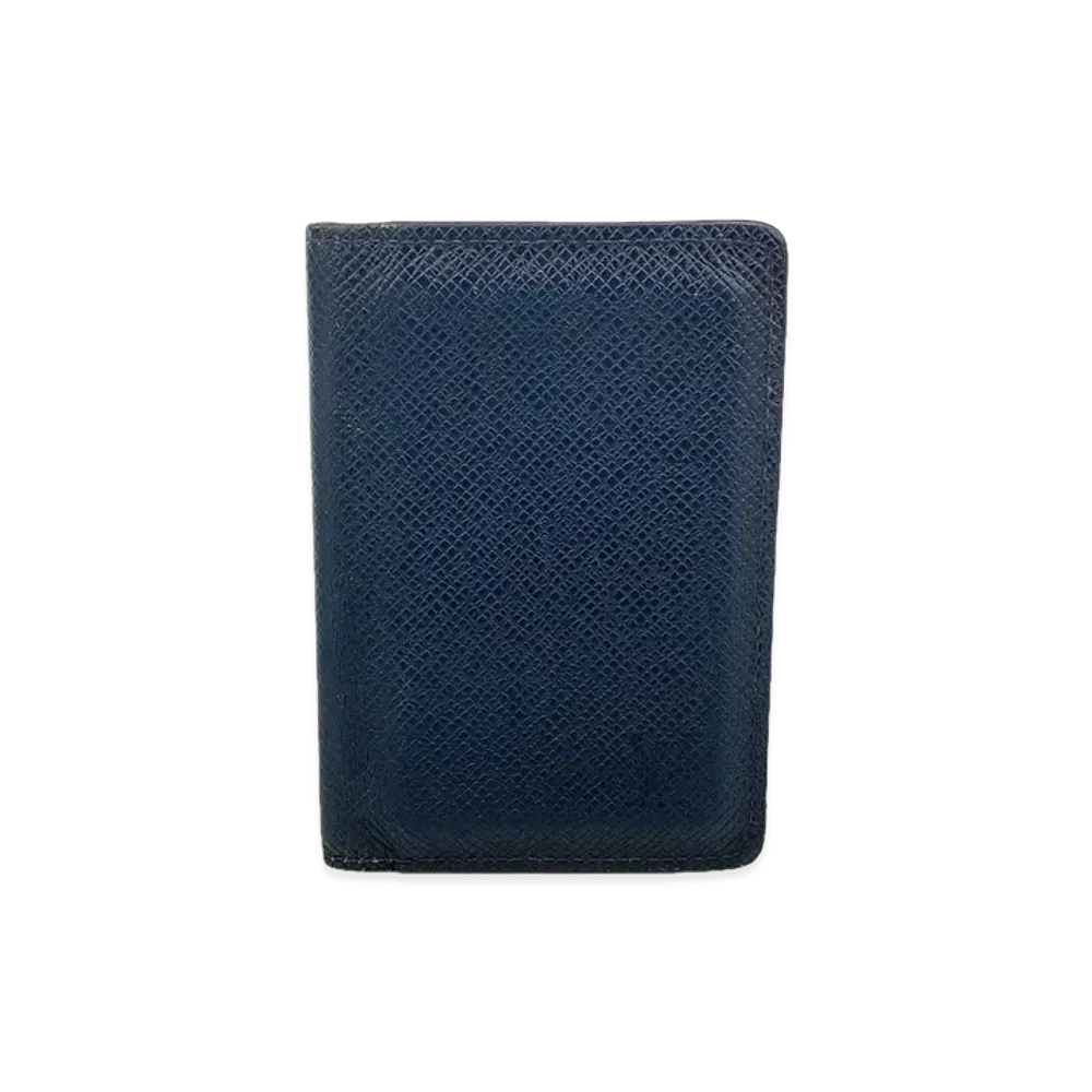 Louis Vuitton Taiga Porte Cartes Double "Boreal"