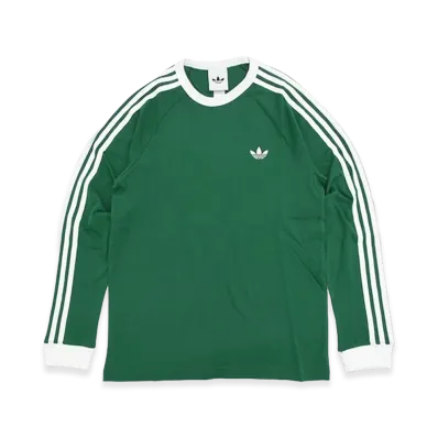 adidas Three Stripes L/S Tee "Green"